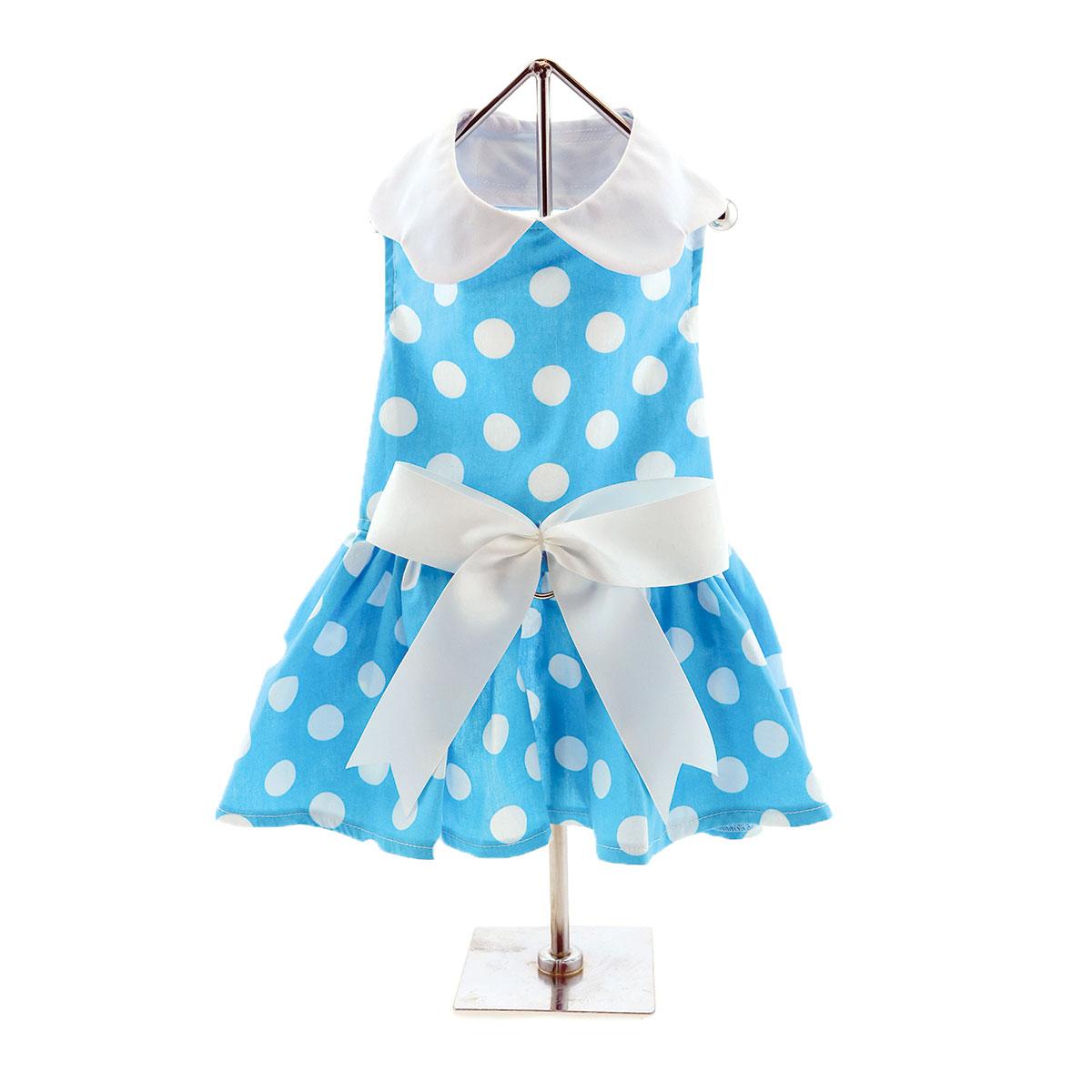 blue-polka-dot-dog-dress-with-matching-leash-4991