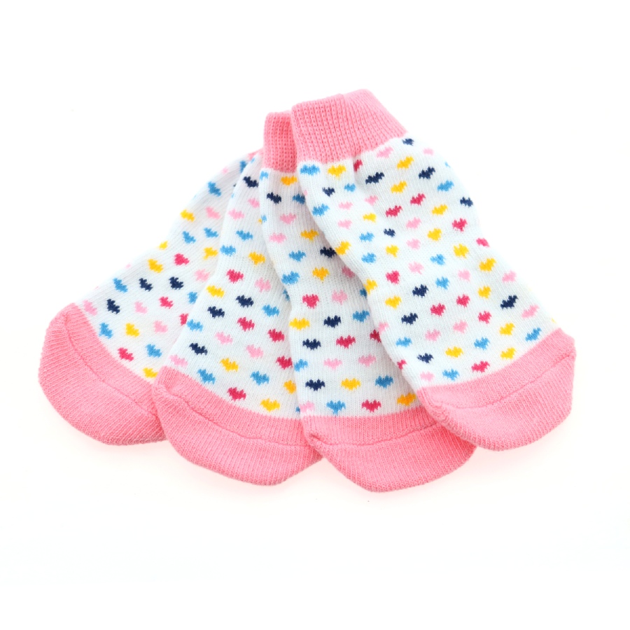 non-skid-dog-socks-pink-white-hearts-8383