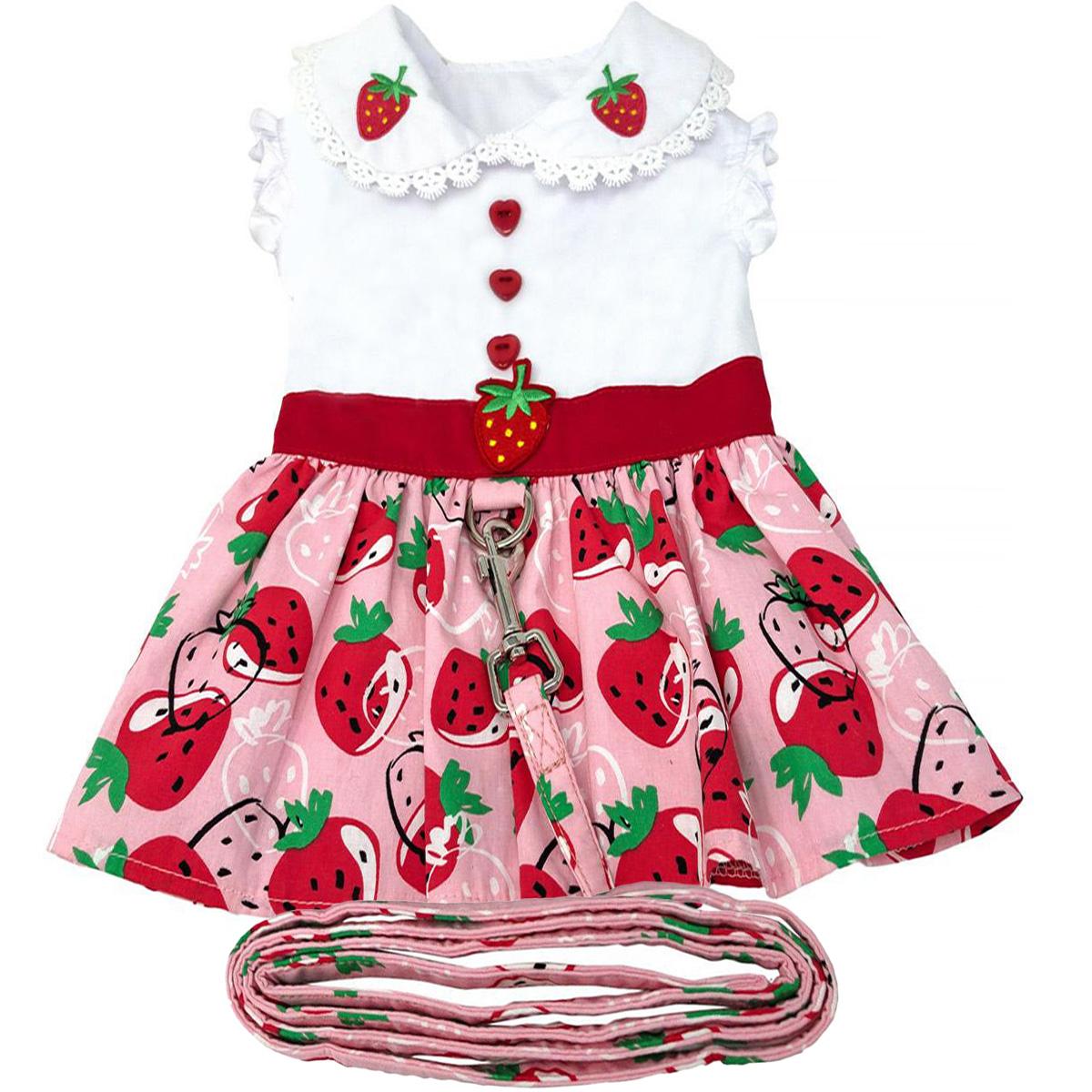 strawberry-picnic-dog-dress-with-matching-leash-9306